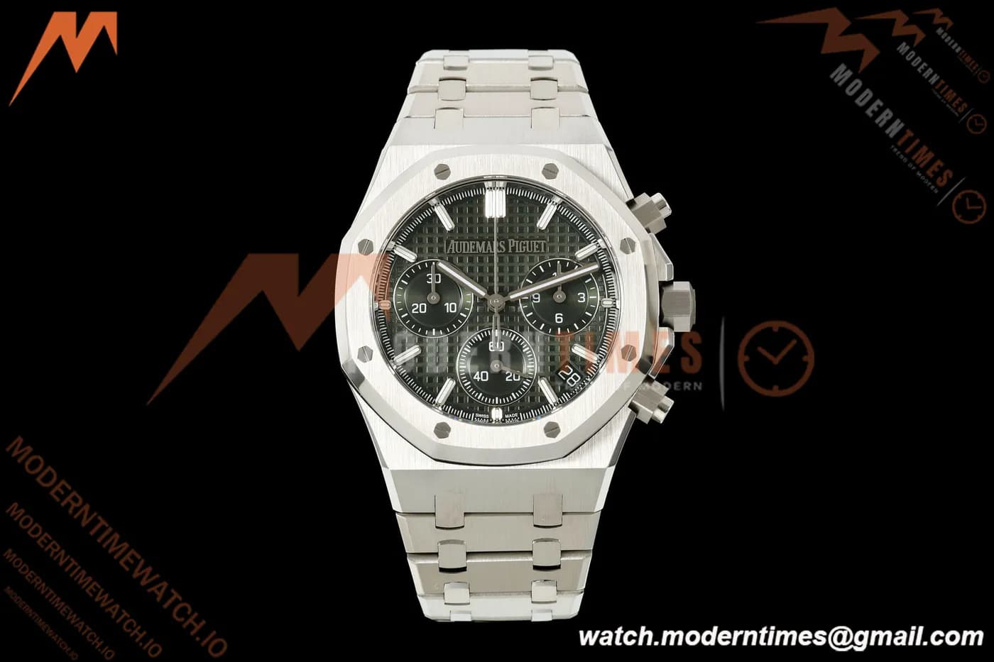 Audemars Piguet - Royal Oak 26240ST 41mm SS/SS Green Dial ZF DD4401 Free Sprung