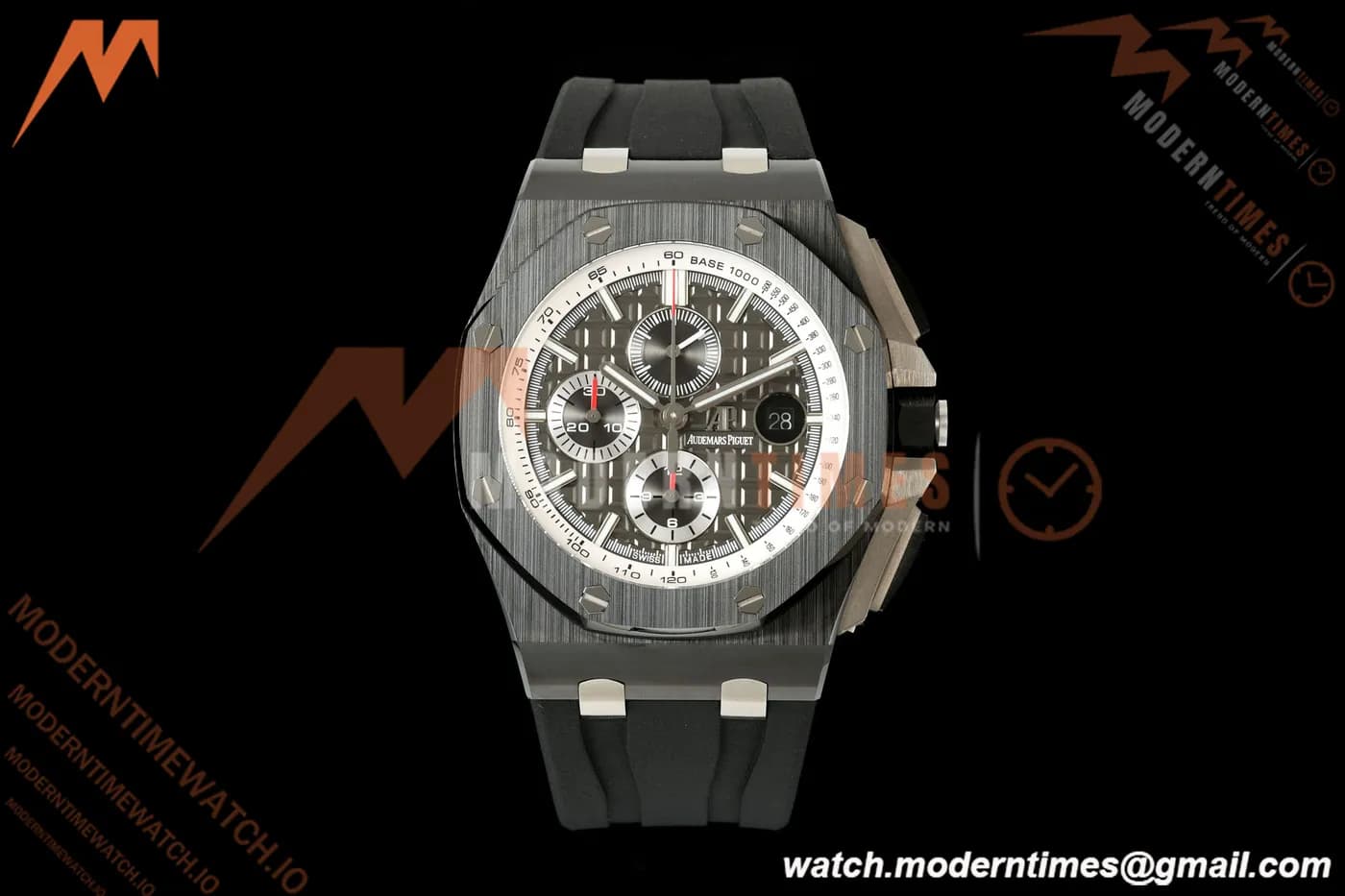 Audemars Piguet - AP ROO Chronograph 26405CE 44mm Black CER/RU Gray JF A3126