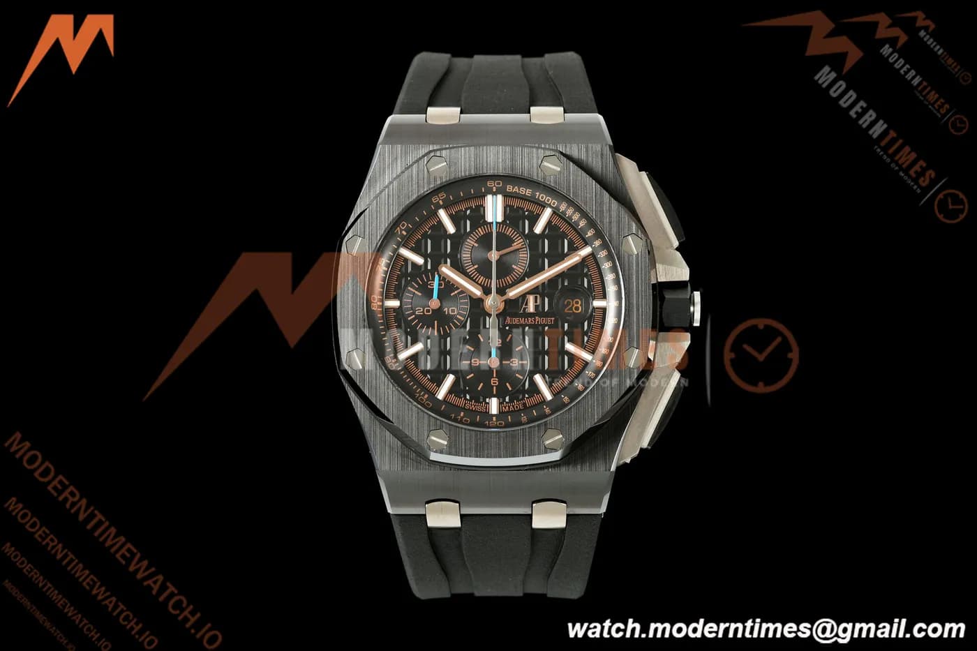 Audemars Piguet - AP ROO Chronograph 26405CE 44mm Black CER/RU Black JF A3126