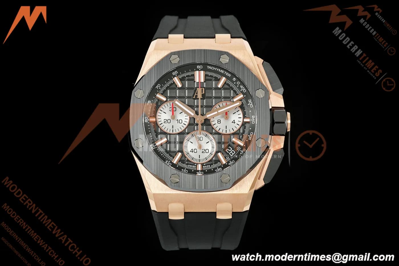 Audemars Piguet - Royal Oak Offshore 26420RO 43mm RG/CER/RU Black Dial DDF DD4401