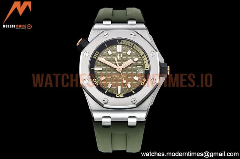 Audemars Piguet - Royal Oak Offshore Diver 15720 SS/RU Green ZF A4308