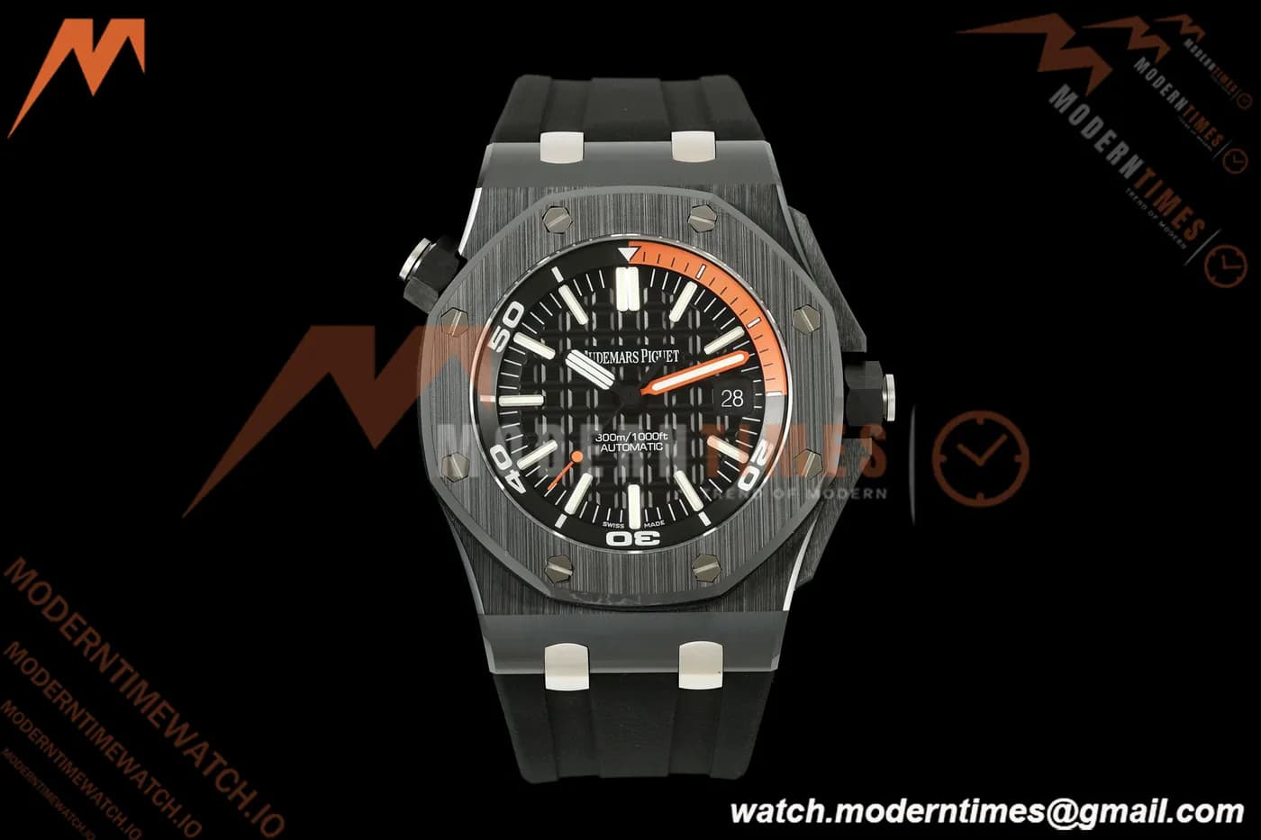 Audemars Piguet - Royal Oak Diver 42mm 15707CE Black CER/RU Black JF A3120