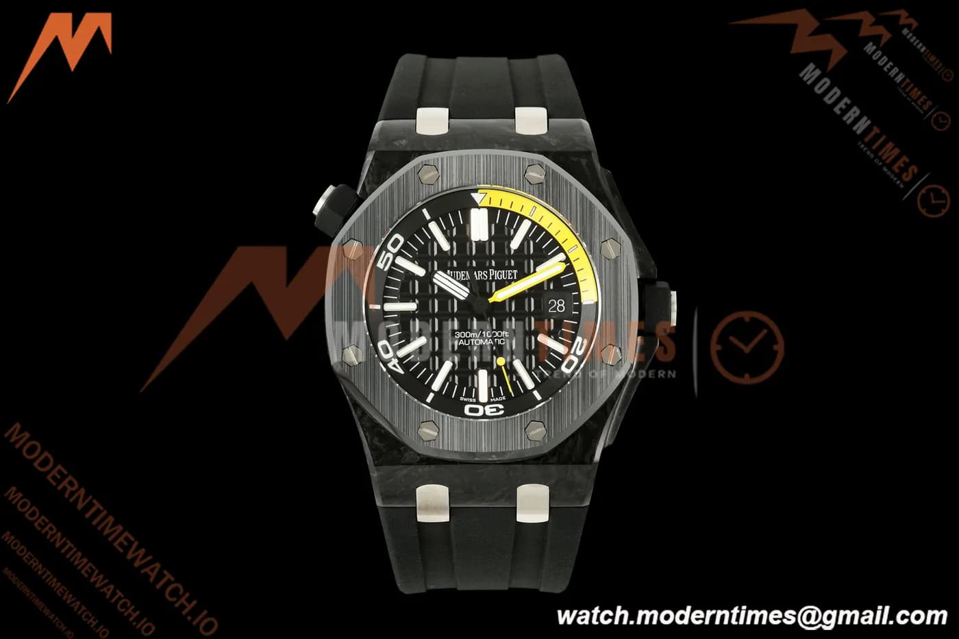 Audemars Piguet - Royal Oak Diver 42mm 15706AU Black Carbon/RU Black JF A3120