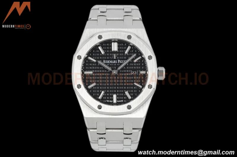 Audemars Piguet - Royal Oak Ladies 67650ST 33mm SS/SS Blk/Stk ZF Swiss Qtz