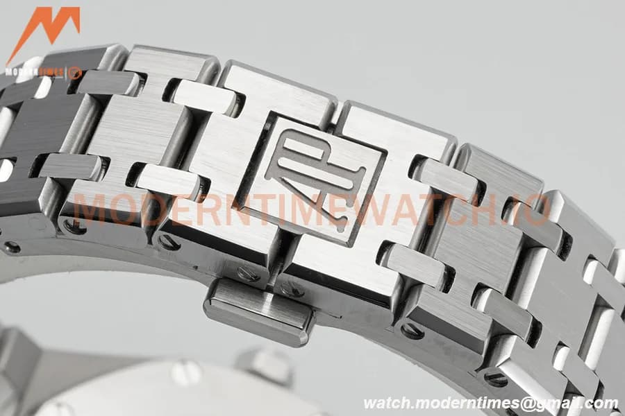 Audemars Piguet - Royal Oak Ladies 67650ST 33mm SS/SS Blk/Stk ZF Swiss Qtz