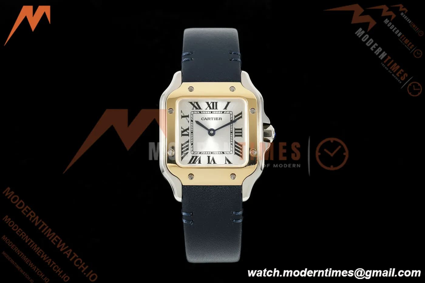 Cartier - Santos De Cartier 27mm YG/SS/LE Silver Dial DRF Quartz