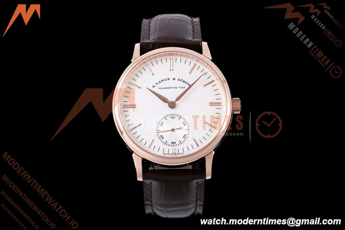 A. Lange & Söhne - Saxonia Thin Automatic 38.5mm RG/LE White F8F A2824