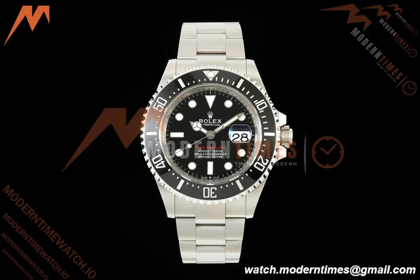 Rolex - Sea-Dweller 126600 43mm 904L Oys SS/SS Black RWF DD3235 Free Sprung