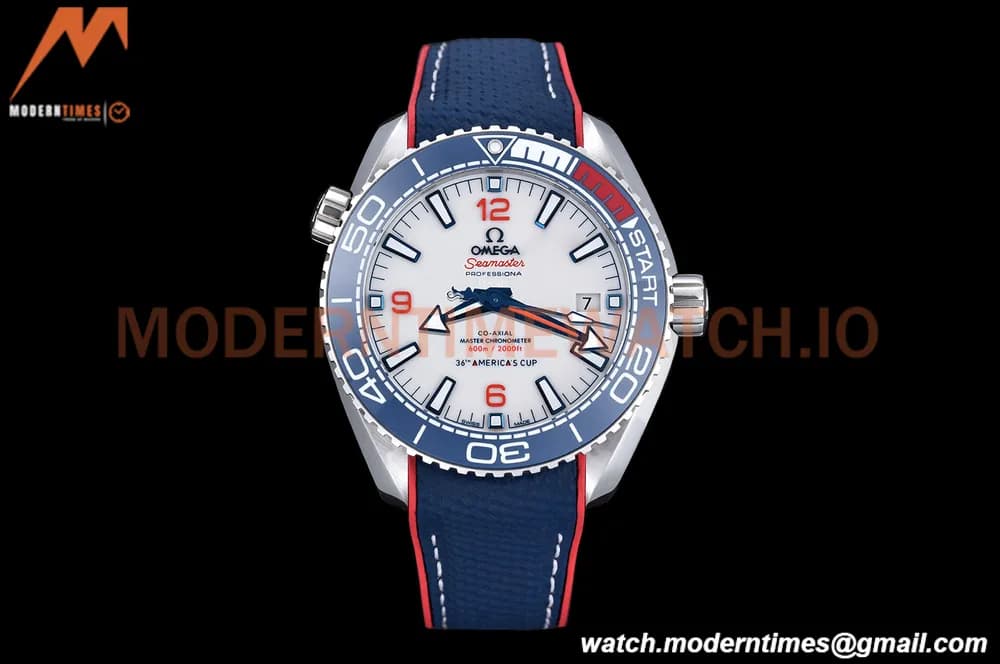 Omega - Seamaster 600m 43.5mm 36Th Americas Cup SS/RU White VSF A8900