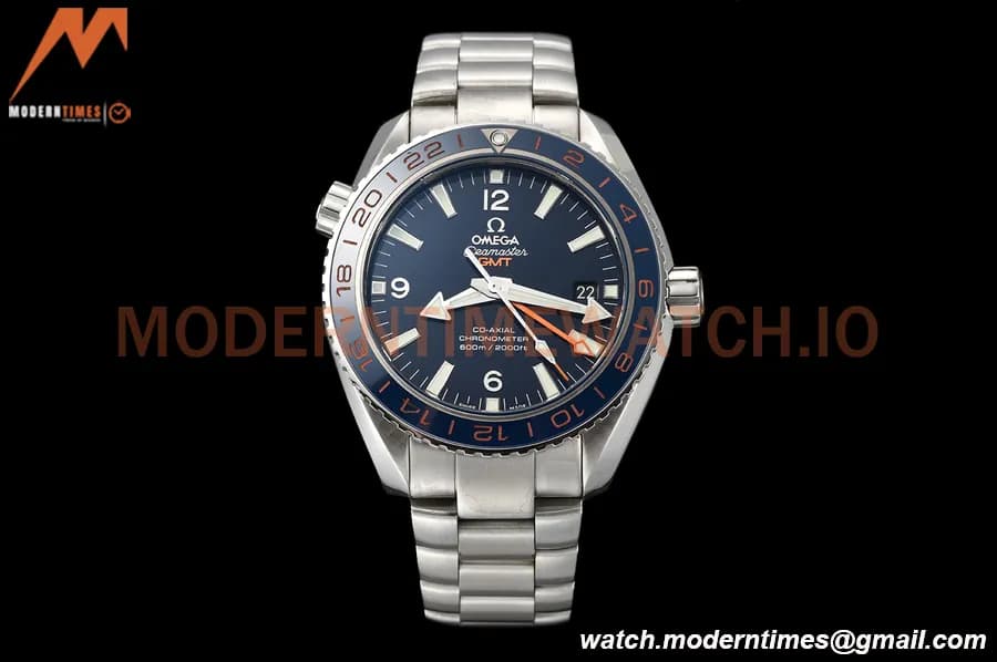 Omega - Seamaster Planet Ocean 600m 43.5mm GMT SS/SS Blue VSF A8605
