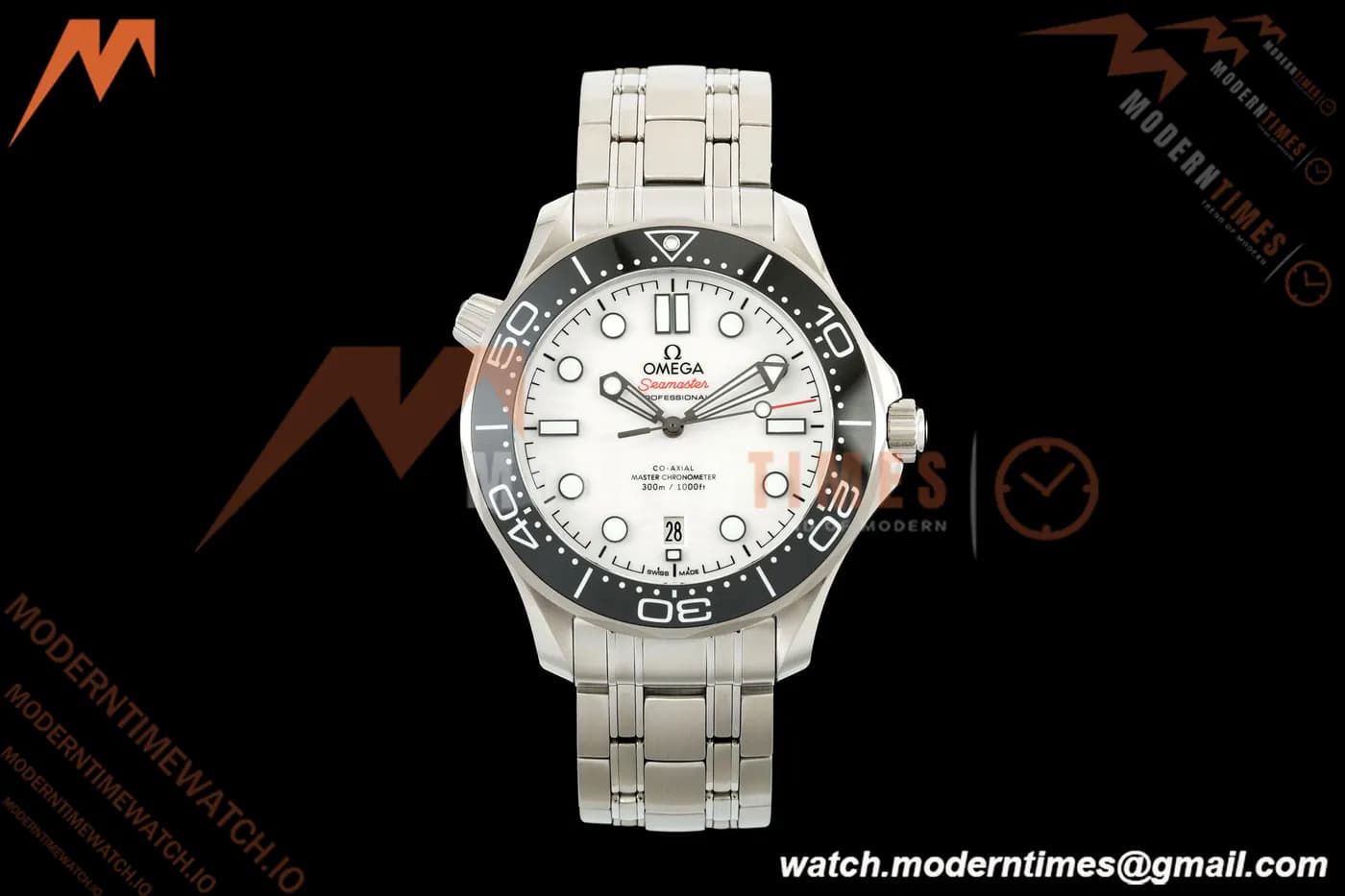 Omega - Seamaster Diver 300m 42mm Ceramic SS/SS White Dial VSF V4 VS8800
