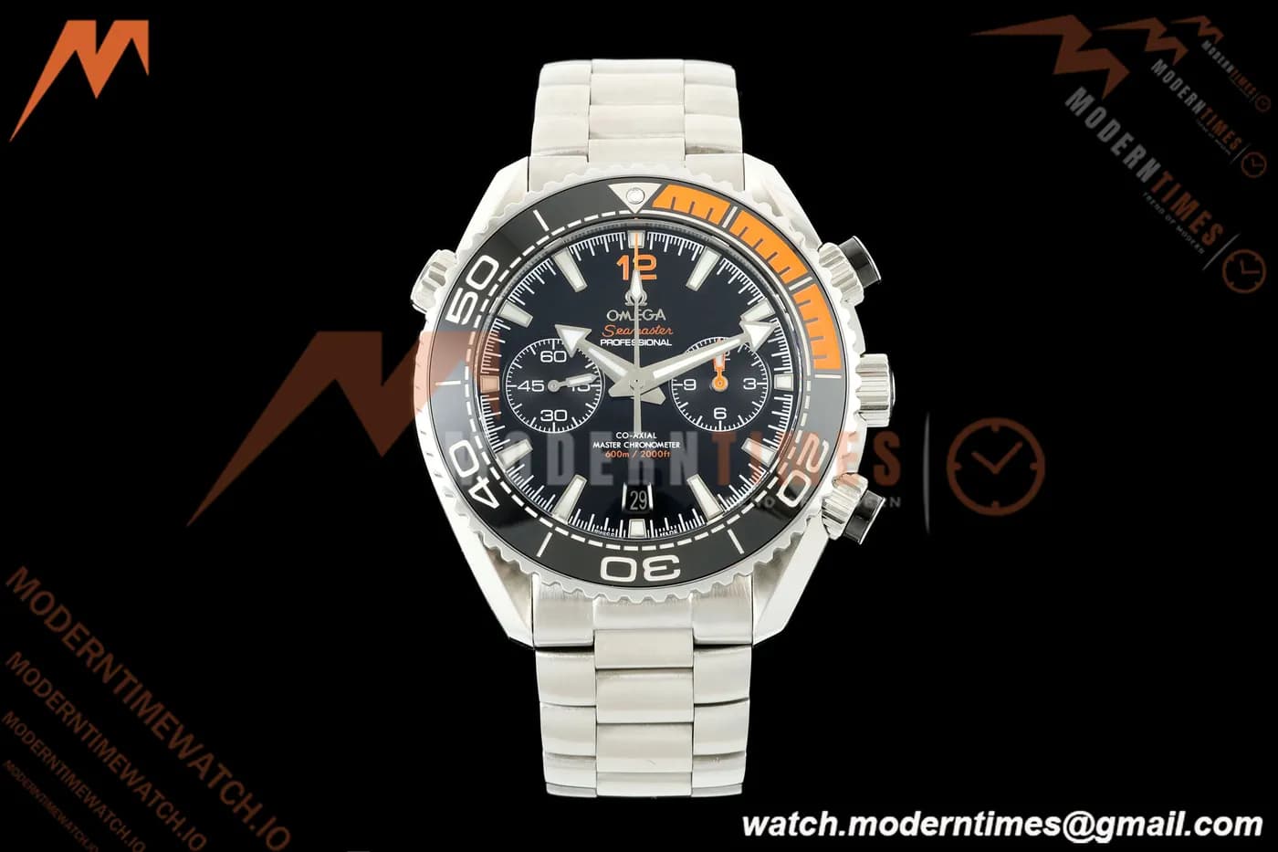 Omega - Seamaster Planet Ocean 600m Chrono 45.5mm SS/SS CER/ORN/BLK VRF A9900