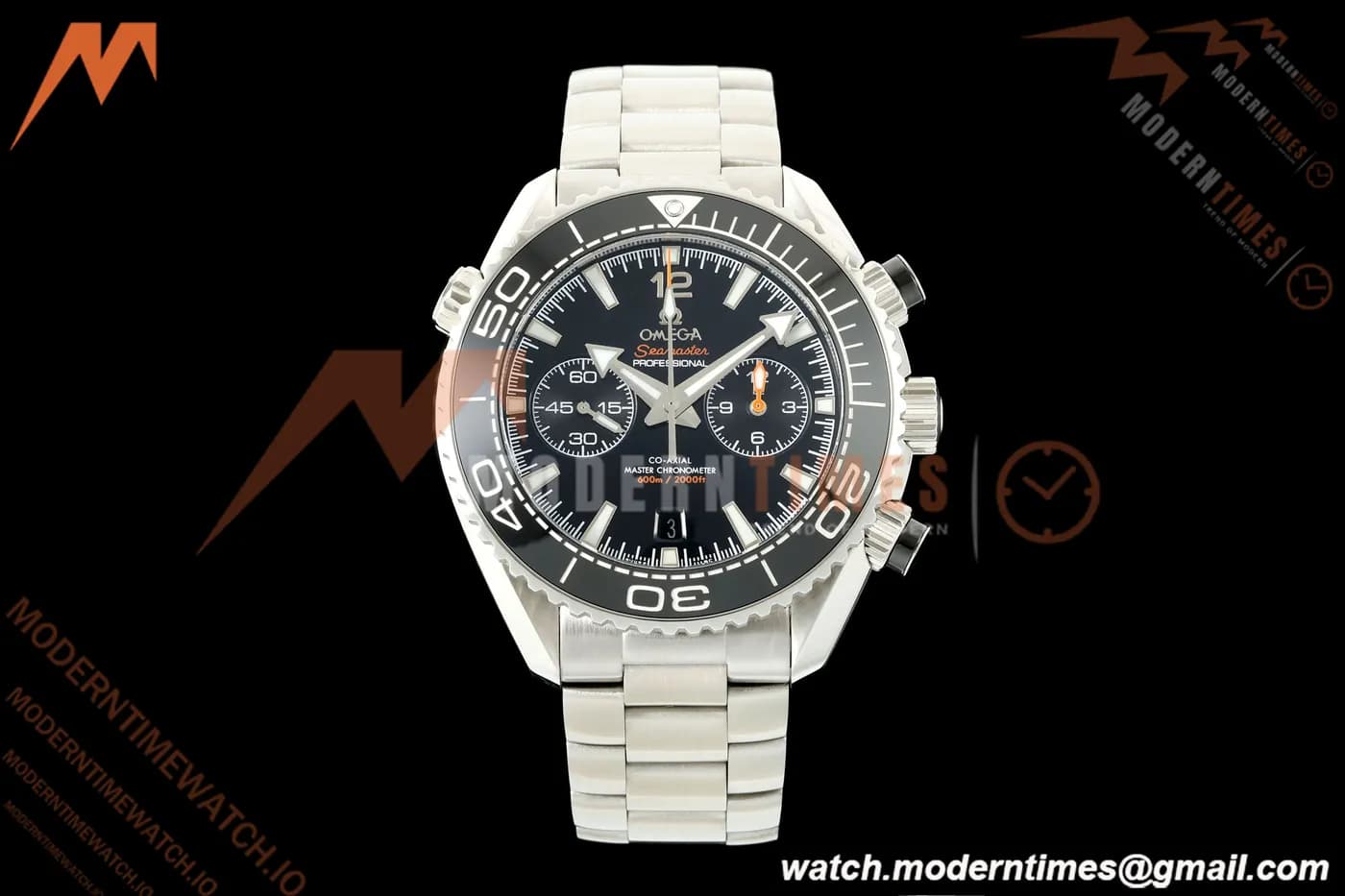 Omega - Seamaster Planet Ocean 600m Chrono 45.5mm SS/SS CER/BLK VRF A9900