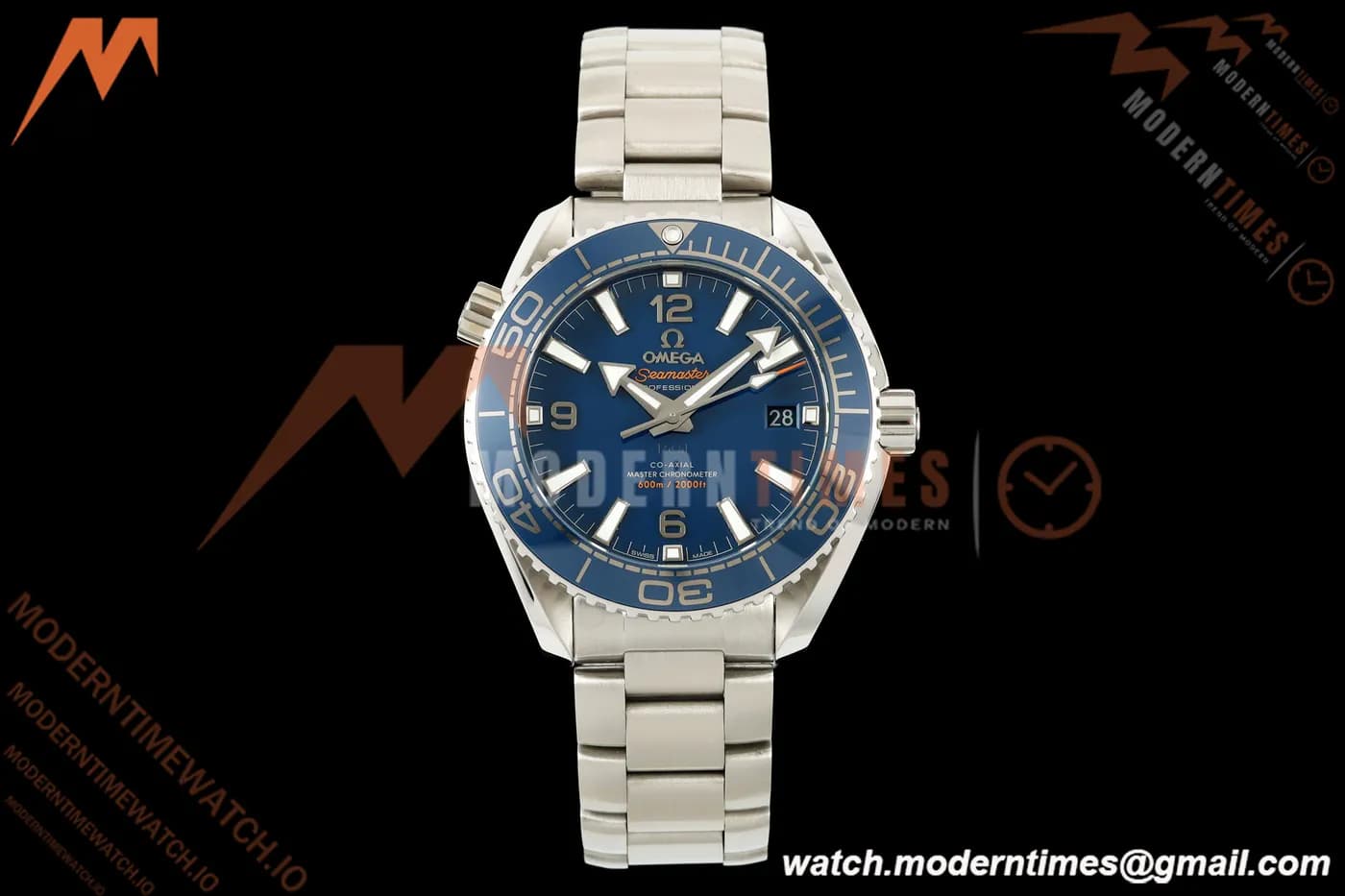 Omega - Seamaster Planet Ocean 600m 39.5mm SS/SS Ceramic Blue Dial VSF V4 A8800