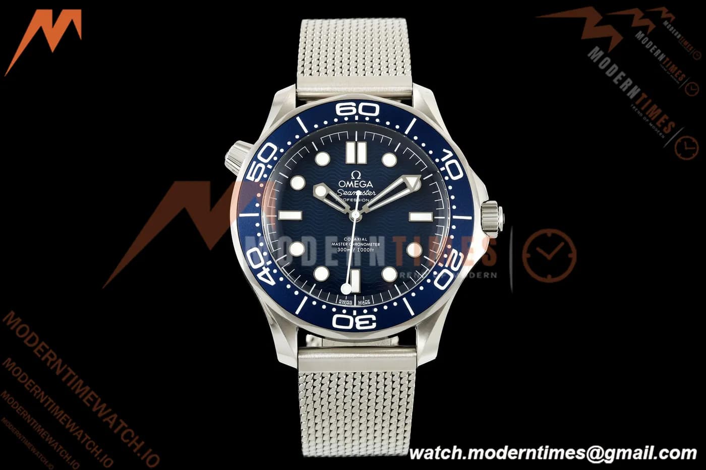 Omega - Seamaster Diver 300M 42mm James Bond 60th Anniv. SS/SS Blue VSF V4 A8806