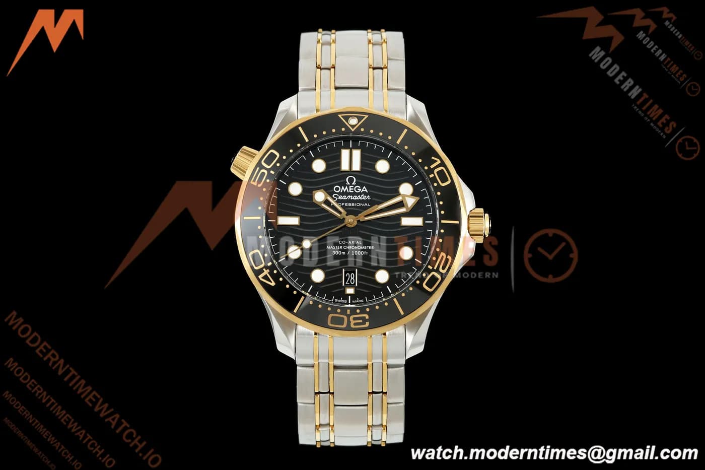 Omega - Seamaster Diver 300m 42mm SS/YG Black Ceramic Black Dial ORF OR8800