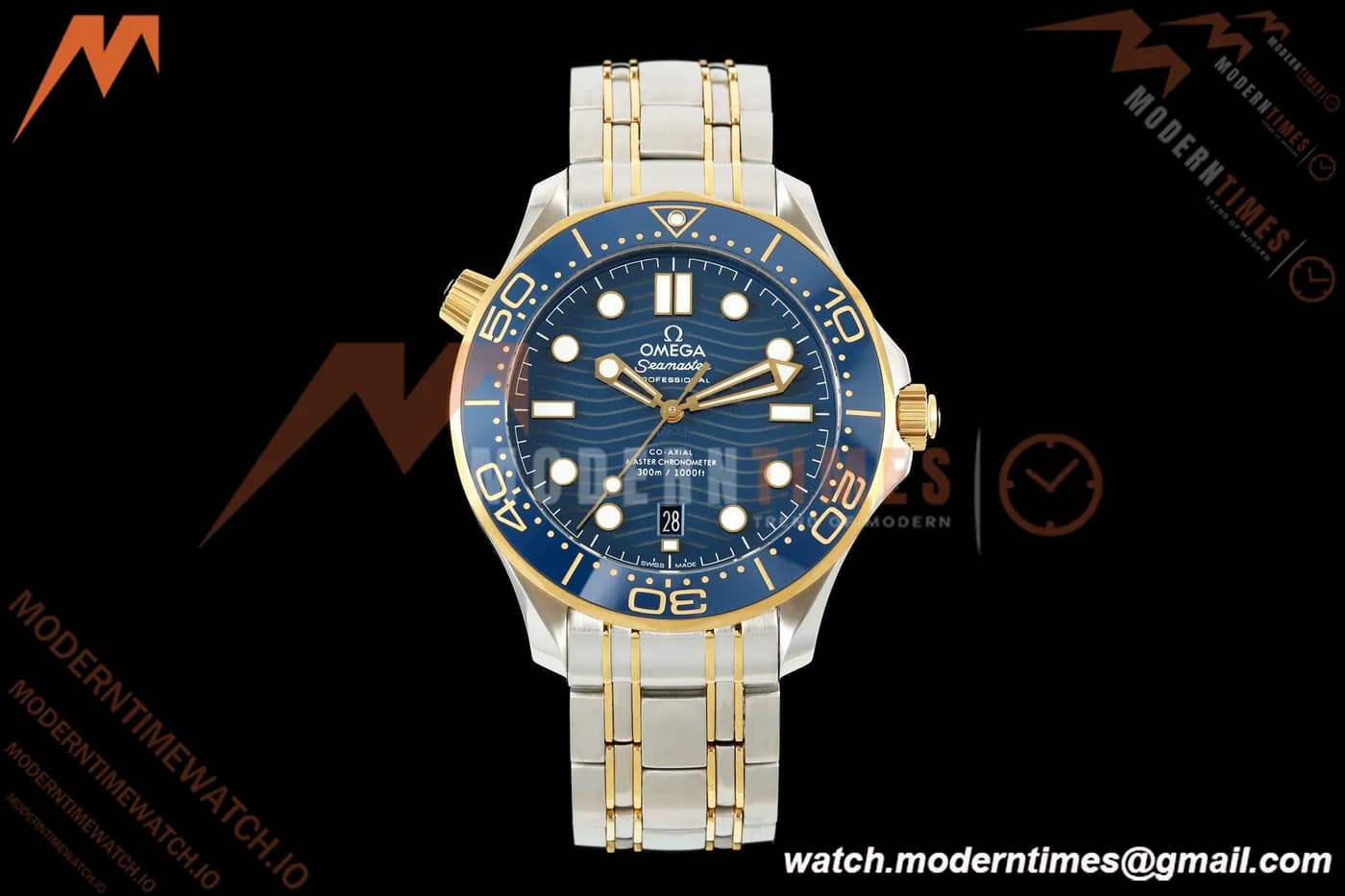 Omega - Seamaster Diver 300m 42mm SS/YG Blue Ceramic Blue Dial ORF OR8800