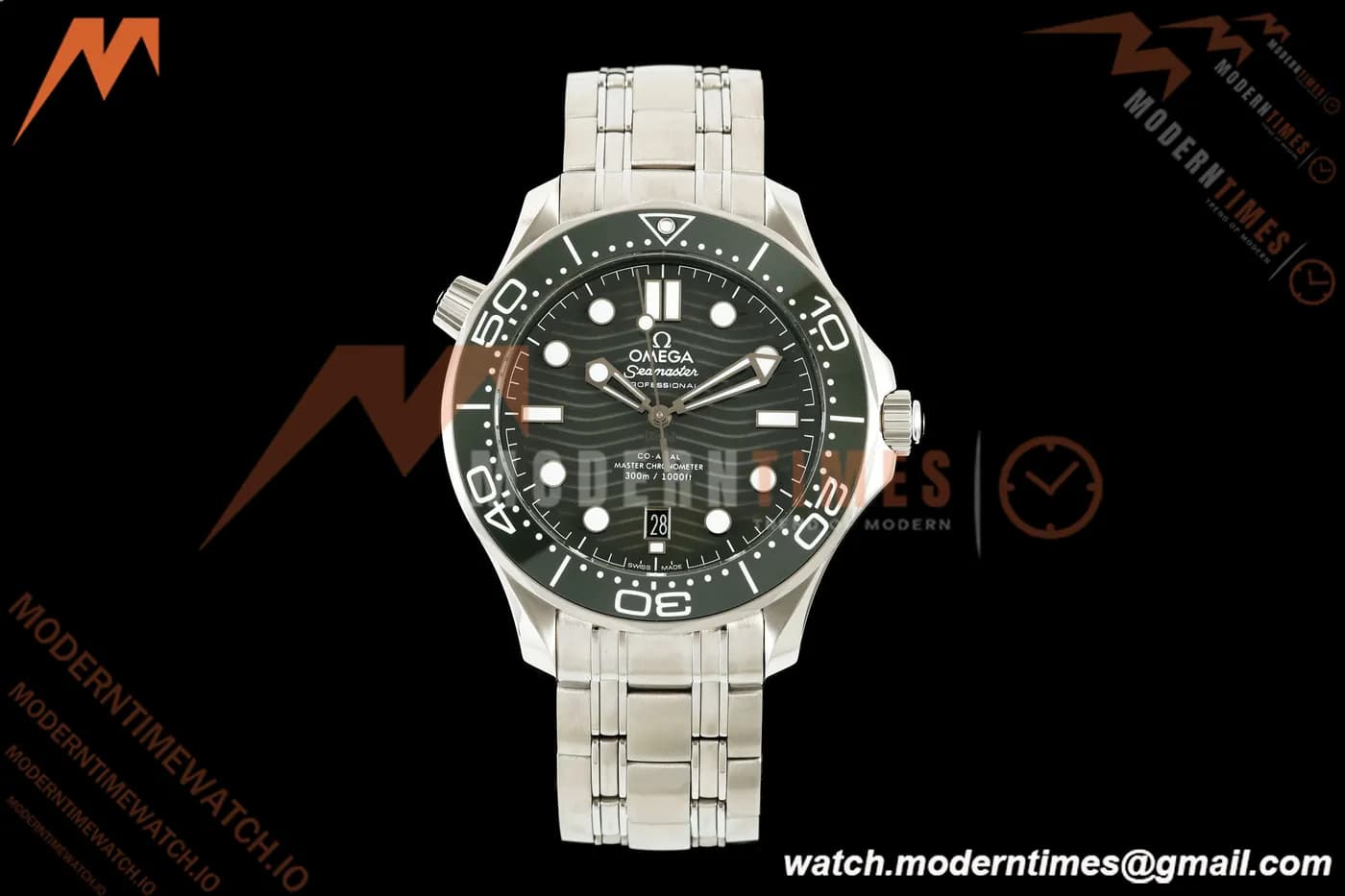 Omega - Seamaster Diver 300m 42mm SS Green Ceramic Green Dial ORF OR8800