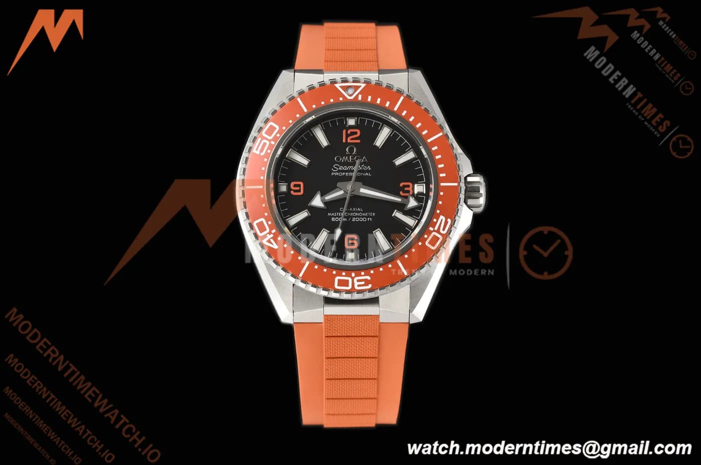 Omega - Seamaster Planet Ocean 600m 42mm SS/Org RU Orange Ceramic Black Dial VS PLUS A8912