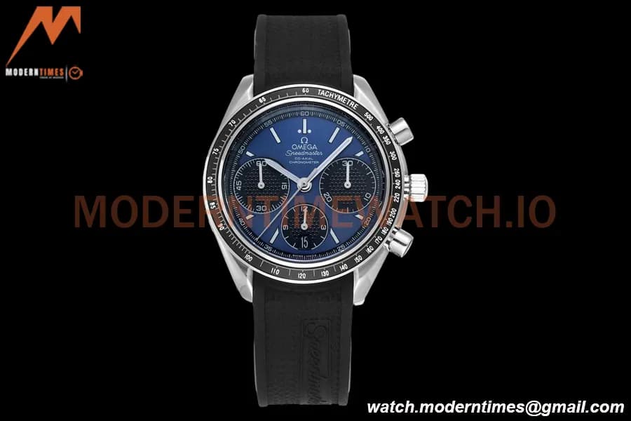Omega - Speedmaster Racing Co-Axial Chrono 40mm SS/RU Blu/Blk HRF Cal.3330