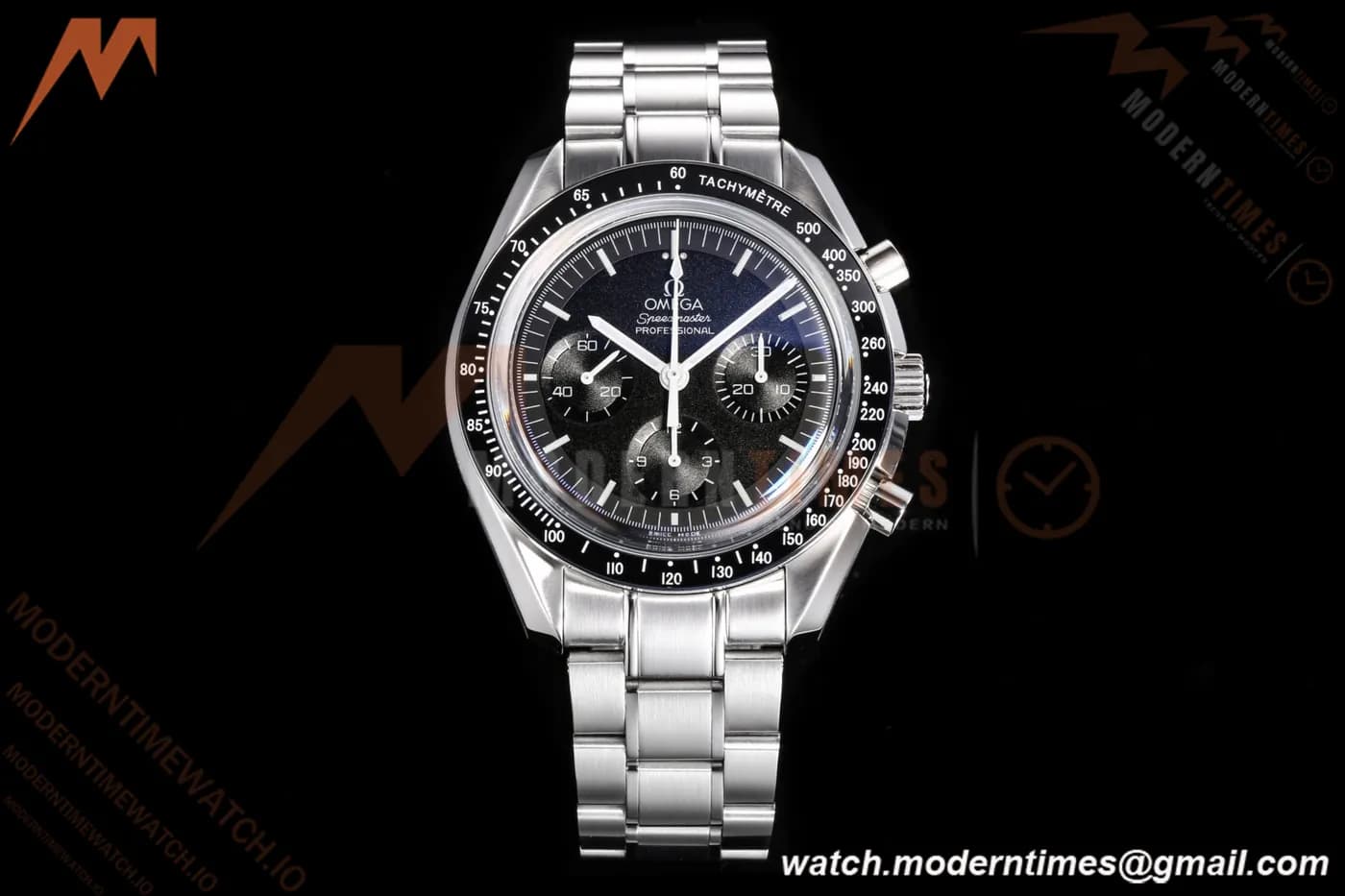 Omega - Speedmaster Moonwatch 44mm SS/SS Black TVSF A9300