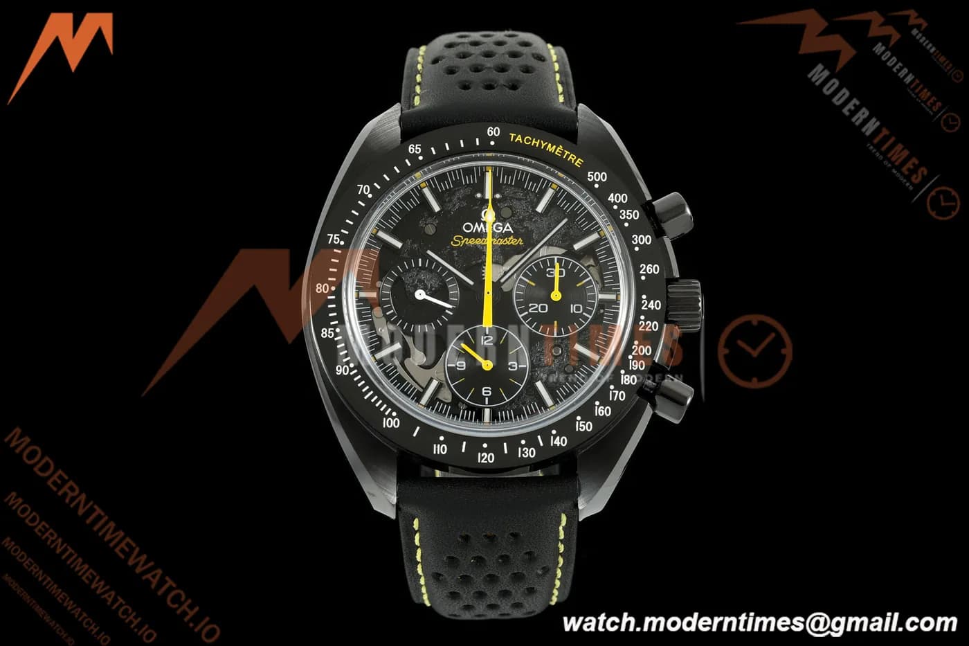Omega - Speedmaster Dark Side of the Moon Apollo 8 44.25mm CER/RU Moon Surface Skeleton Dial BLSF Cal. 1869 Mod
