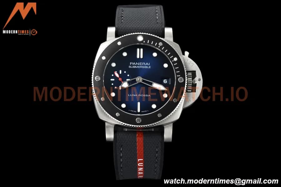 Panerai - PAM1565 Submersible Luna Rossa 42mm SS/RU Blue VSF P900