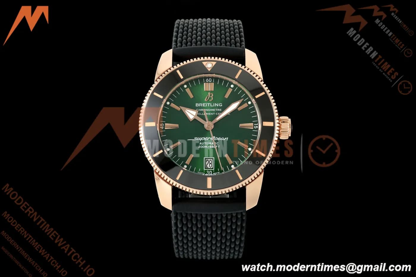Breitling - Superocean Heritage B20 Automatic 42mm RG/RU Green BLF A2824