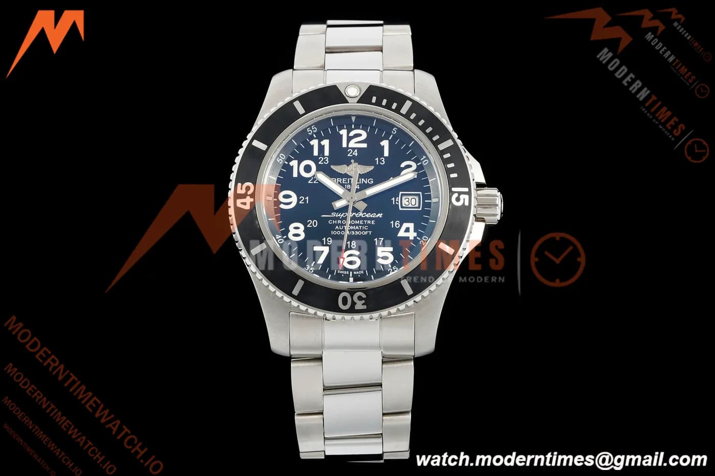Breitling - Superocean Special 44mm Ceramic SS/SS Blk/Num TF V2 A2824