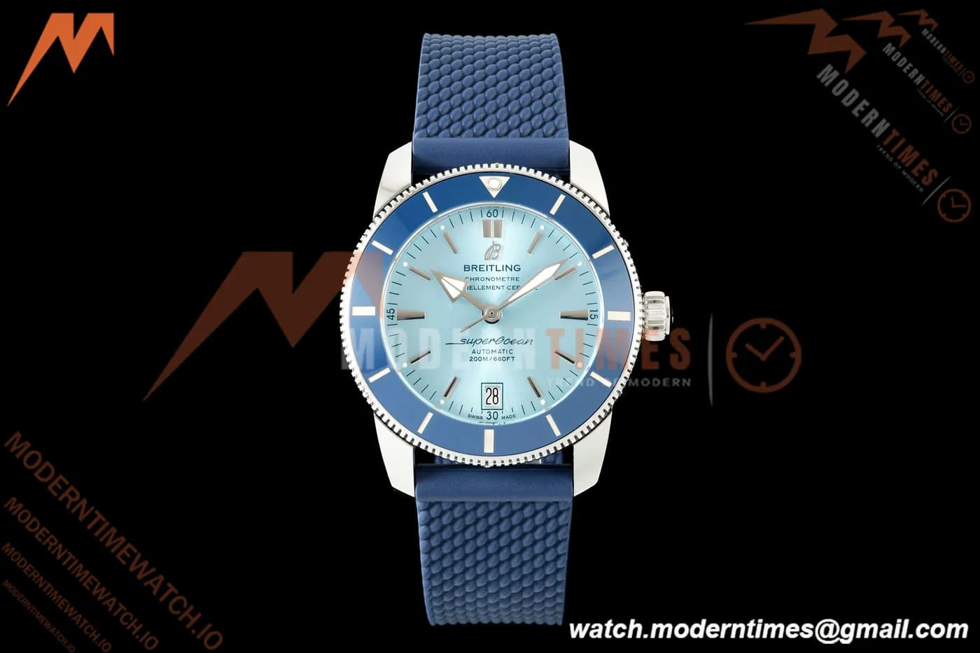 Breitling - Superocean Heritage B20 Automatic 42mm SS/RU Ice Blue BLF A2824