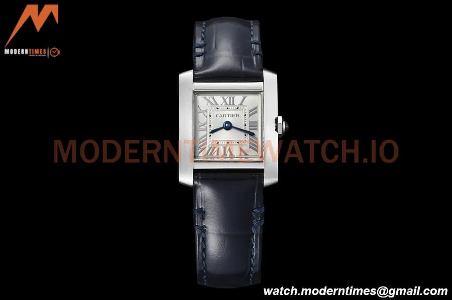 Cartier - Tank Francaise 21mm Small Size SS/LE Blue/Silv 8848F Swiss Qtz