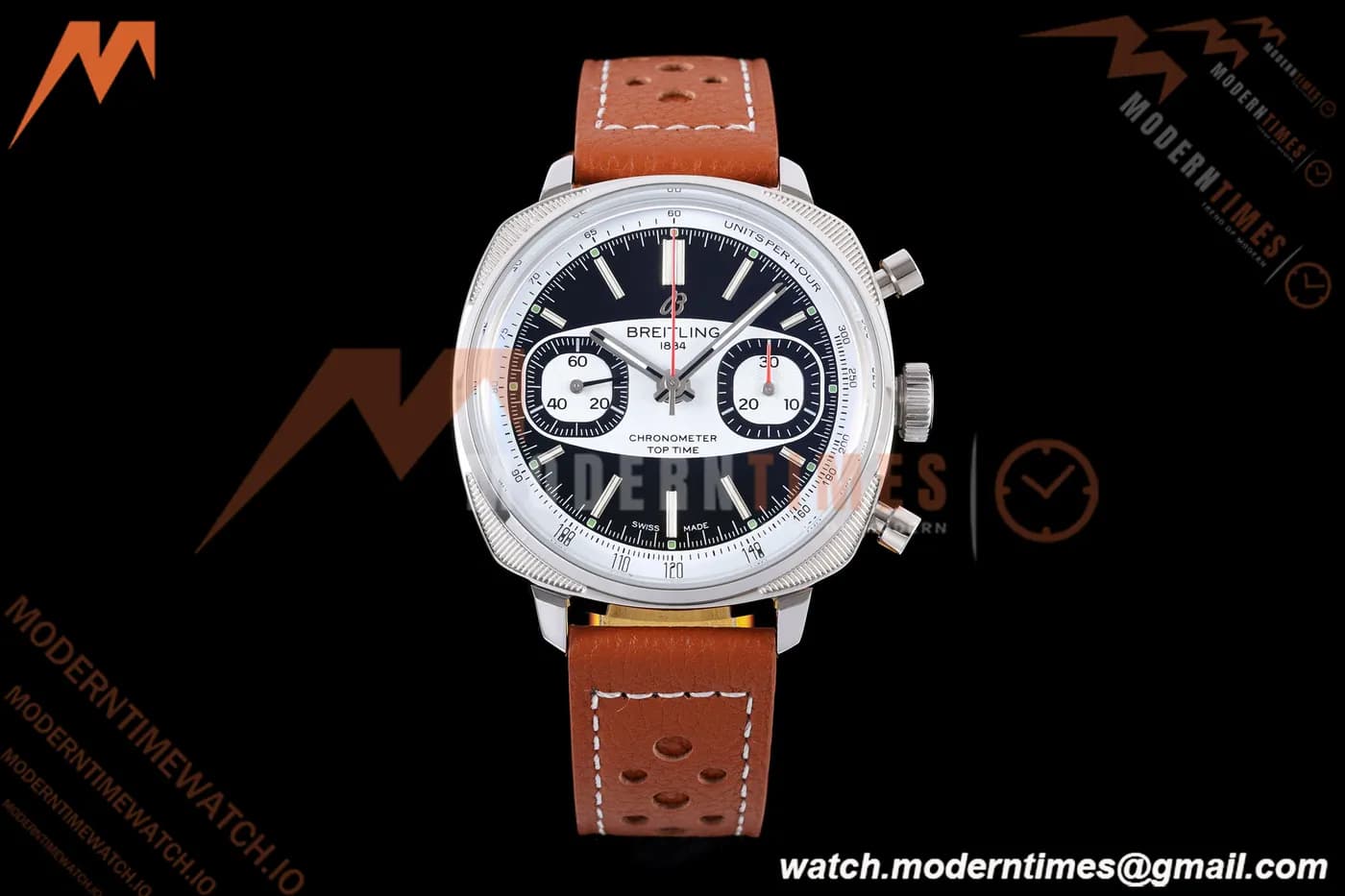 Breitling - Top Time B01 Racing Chronograph 38mm SS/LE Black Dial BLF A7750