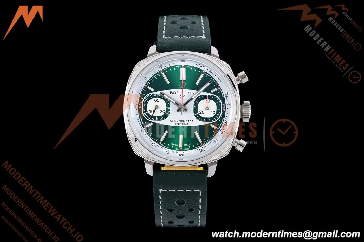 Breitling - Top Time B01 Racing Chronograph 38mm SS/LE Green Dial BLF A7750