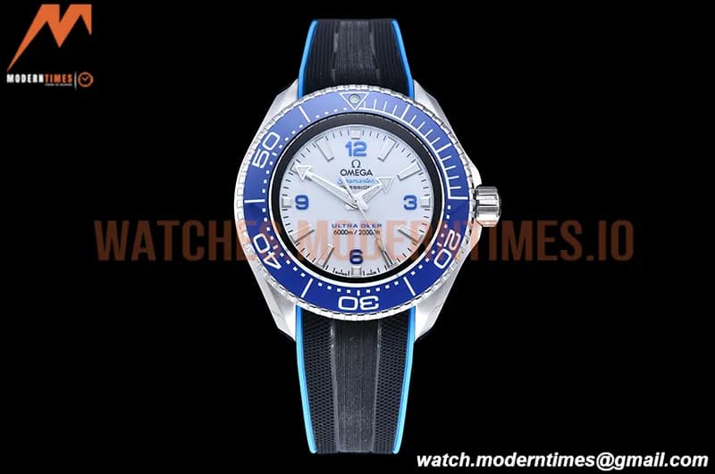 Omega - Planet Ocean 6000M 45.5mm Ultra Deep Blu SS/RU Wht TF A2824