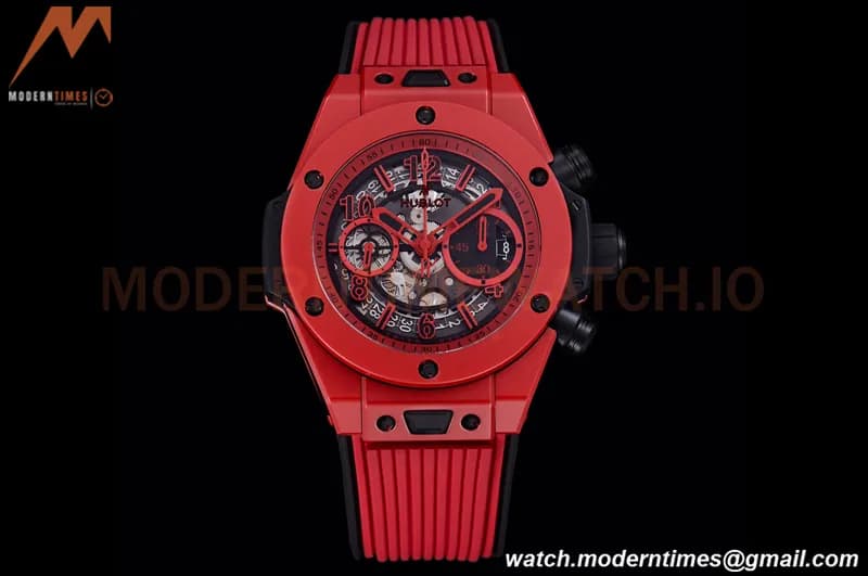 Hublot - Big Bang Unico 44mm Red Magic CER/RU Blk/Ske BBF A1280