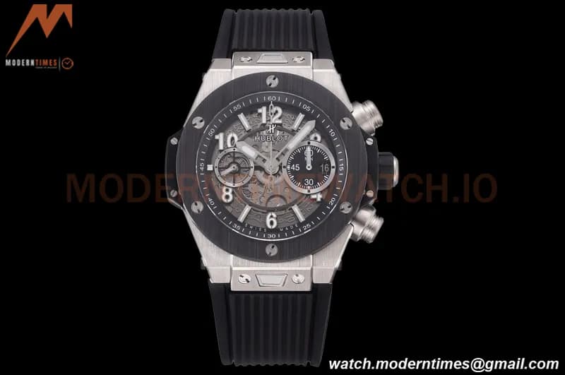 Hublot - Big Bang Unico 44mm Ceramic SS/RU Blk/Ske BBF A1280