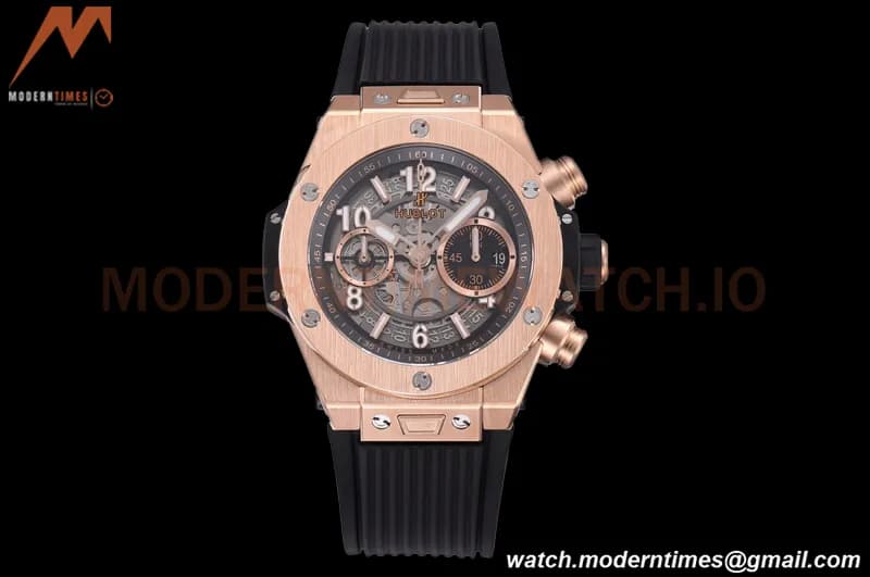 Hublot - Big Bang Unico 44mm Rose Gold RG/RU Blk/Ske BBF A1280