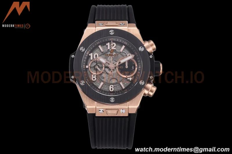 Hublot - Big Bang Unico 44mm Cermic RG/RU Blk/Ske BBF A1280