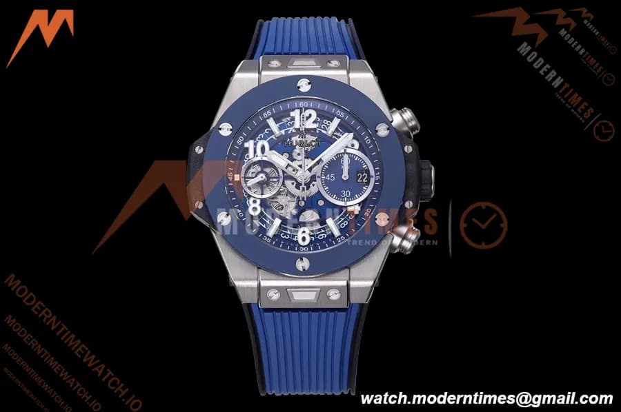 Hublot - Big Bang Unico 42mm Blue Ceramic TI/RU Blu/Ske BBF A1280