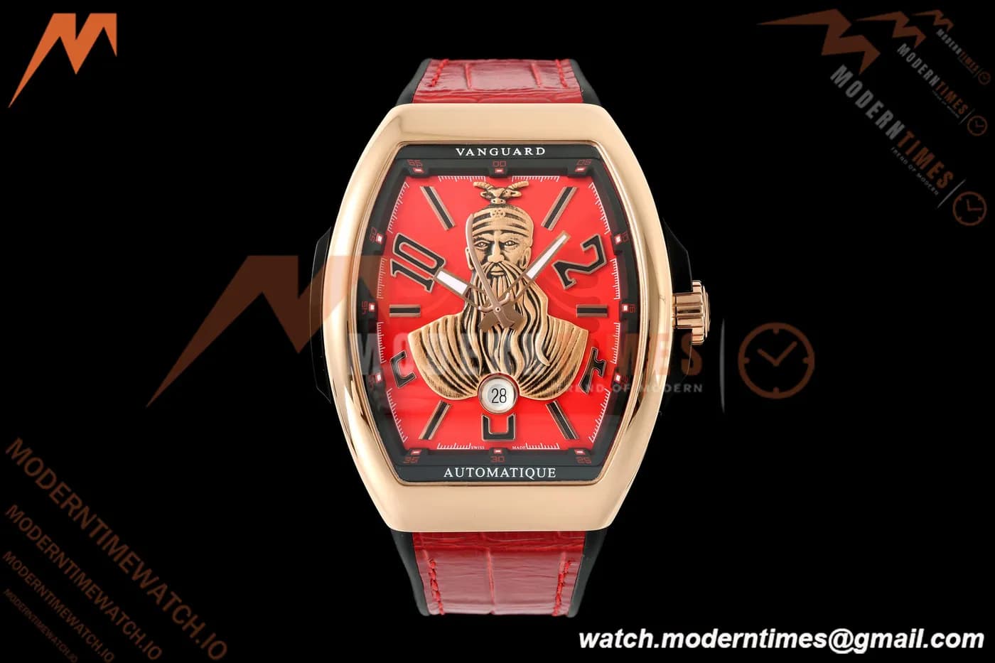 Franck Muller - Vanguard V45 Skenderbeu RG/LE Red/Num ABF A2824