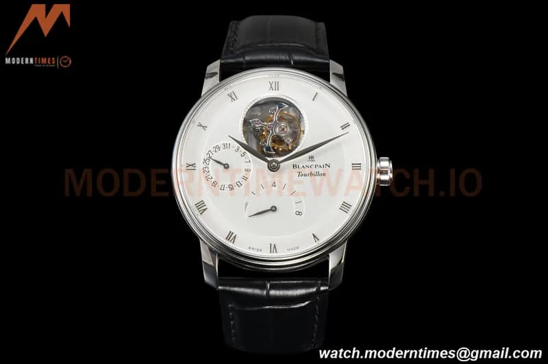 Blancpain - Villeret Tourbillon 8 Jours SS/LE Wht/Rm JBF V3
