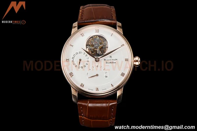 Blancpain - Villeret Tourbillon 8 Jours RG/LE Wht/Rm JBF V3
