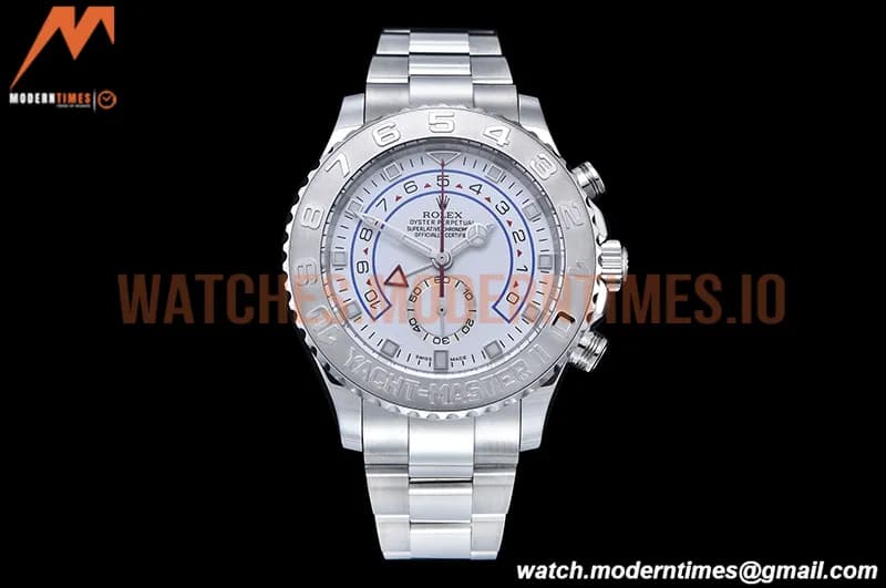 Rolex - YachtMaster 116689 SS/SS White KF A7750 Mod