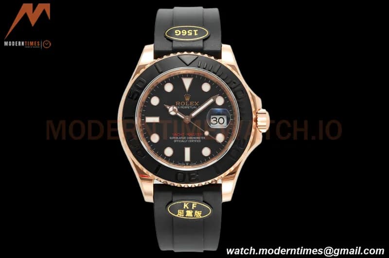 Rolex - Yacht-Master 126655 40mm Full-weight RG/RU Black KF VR3235