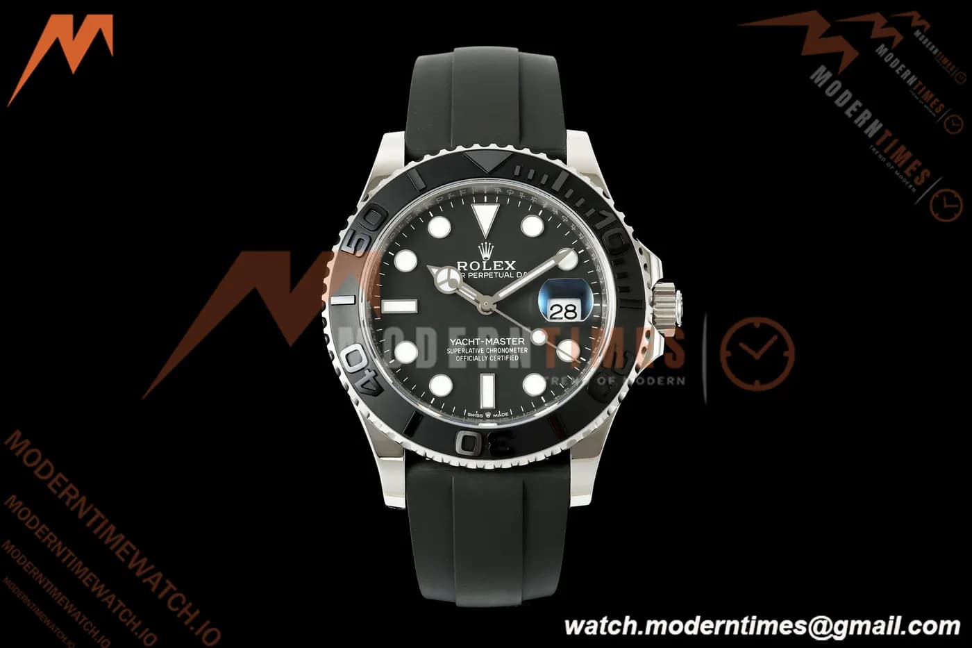 Rolex - YachtMaster 226659 42mm Gain Weight SS/RU Black Dial WF JH3235