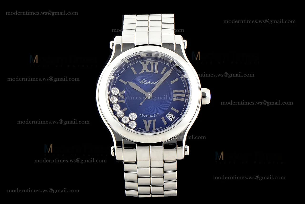 Chopard Happy Diamonds Sapphire SS/SS Blu YFF ASIA2892-2 Automatic 278559-3009