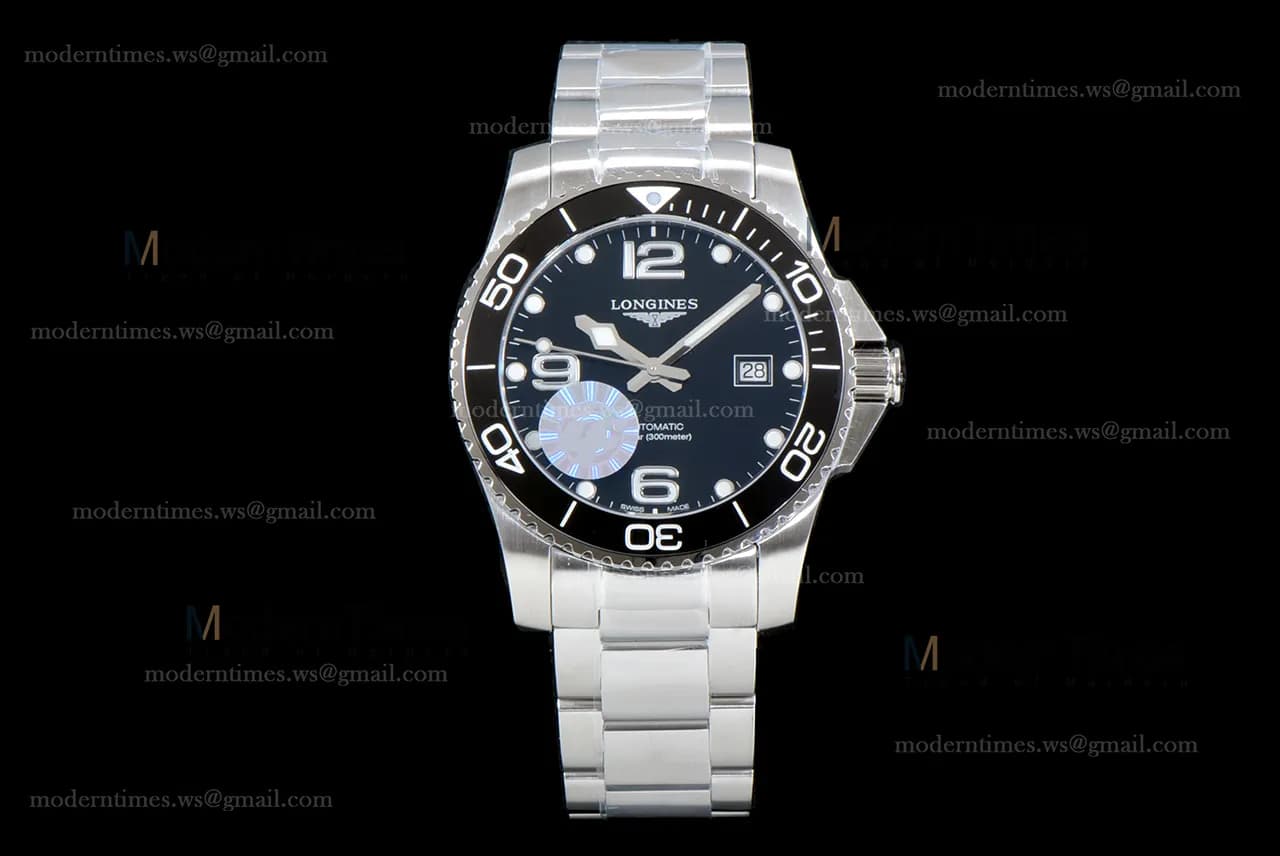 Longines Conquest Classic Series Sports SS/SS Blk/Blk ZFF Automatic L3.781.4.56.6
