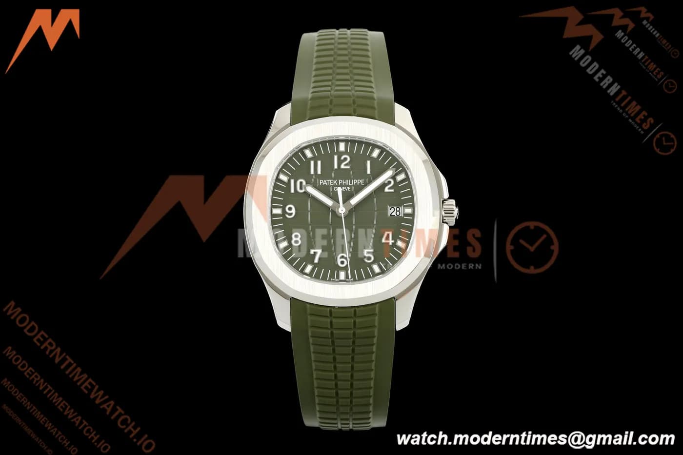 Patek Philippe - Aquanaut 5168G 42mm SS/RU Green Grn/Num BBF DD324