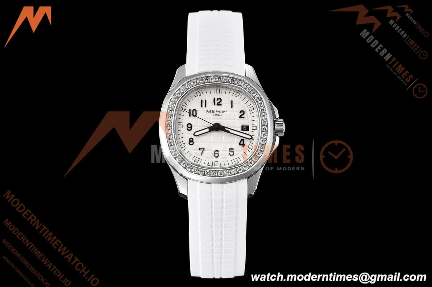 Patek Philippe - Aquanaut 5267 38.8mm SS/RU Dia/Num White Dial ZF Swiss Qtz