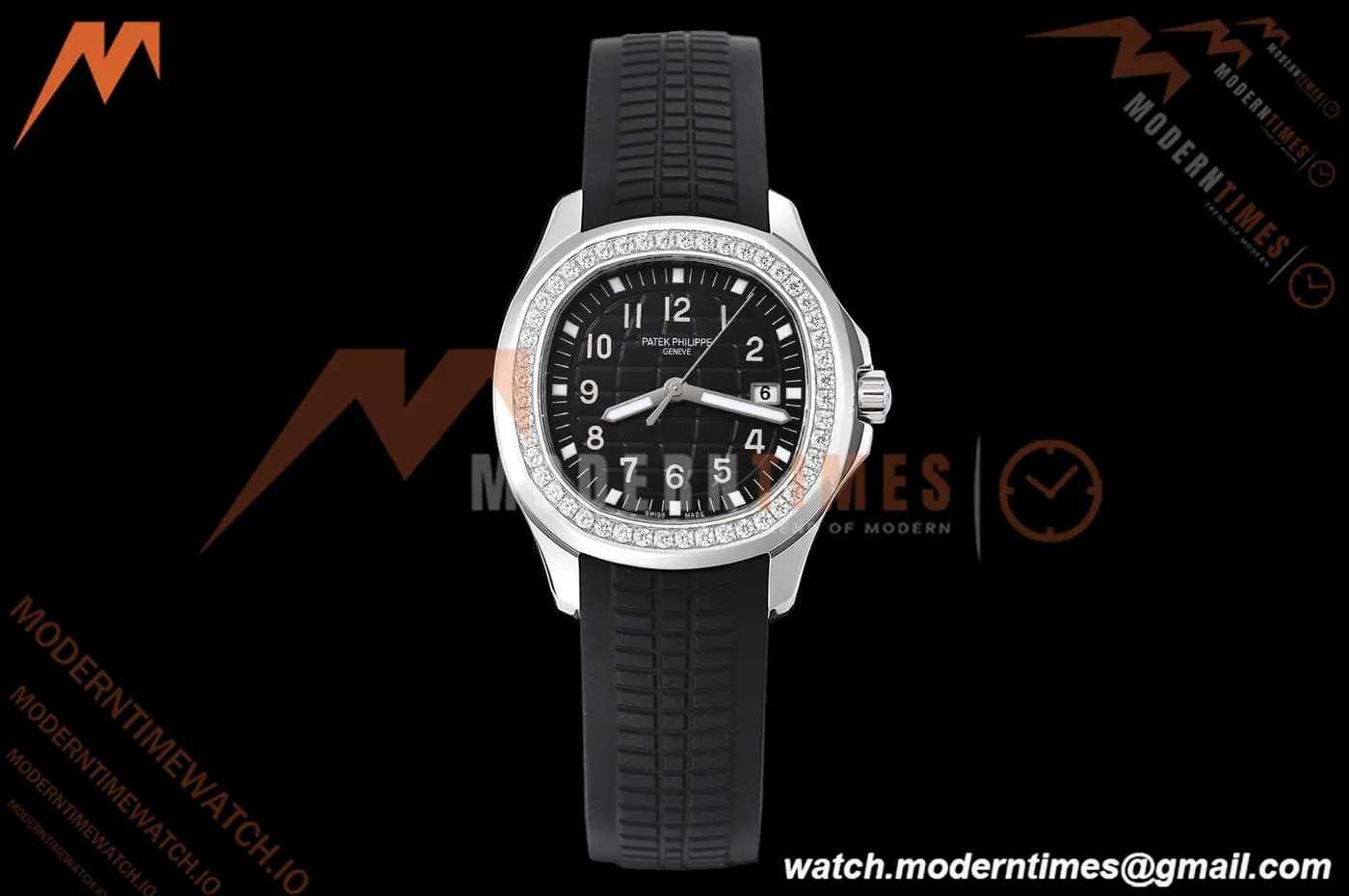 Patek Philippe - Aquanaut 5267 38.8mm SS/RU Dia/Num Black Dial ZF Swiss Qtz